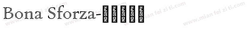 Bona Sforza字体转换
